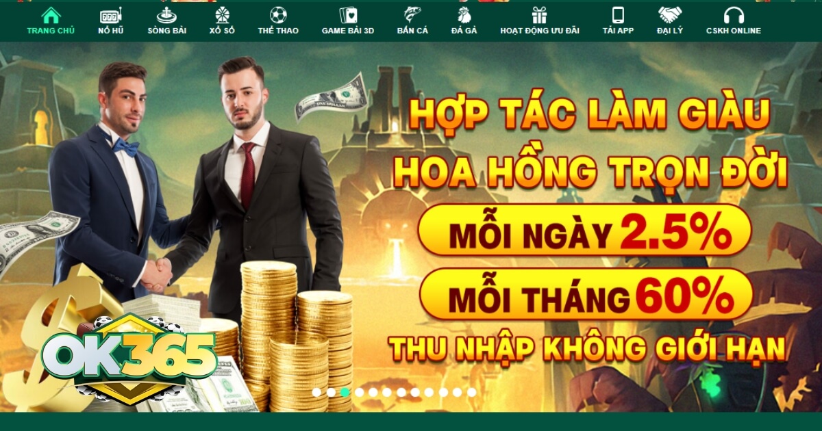 Một chút thông tin về trang nhà cái OK365